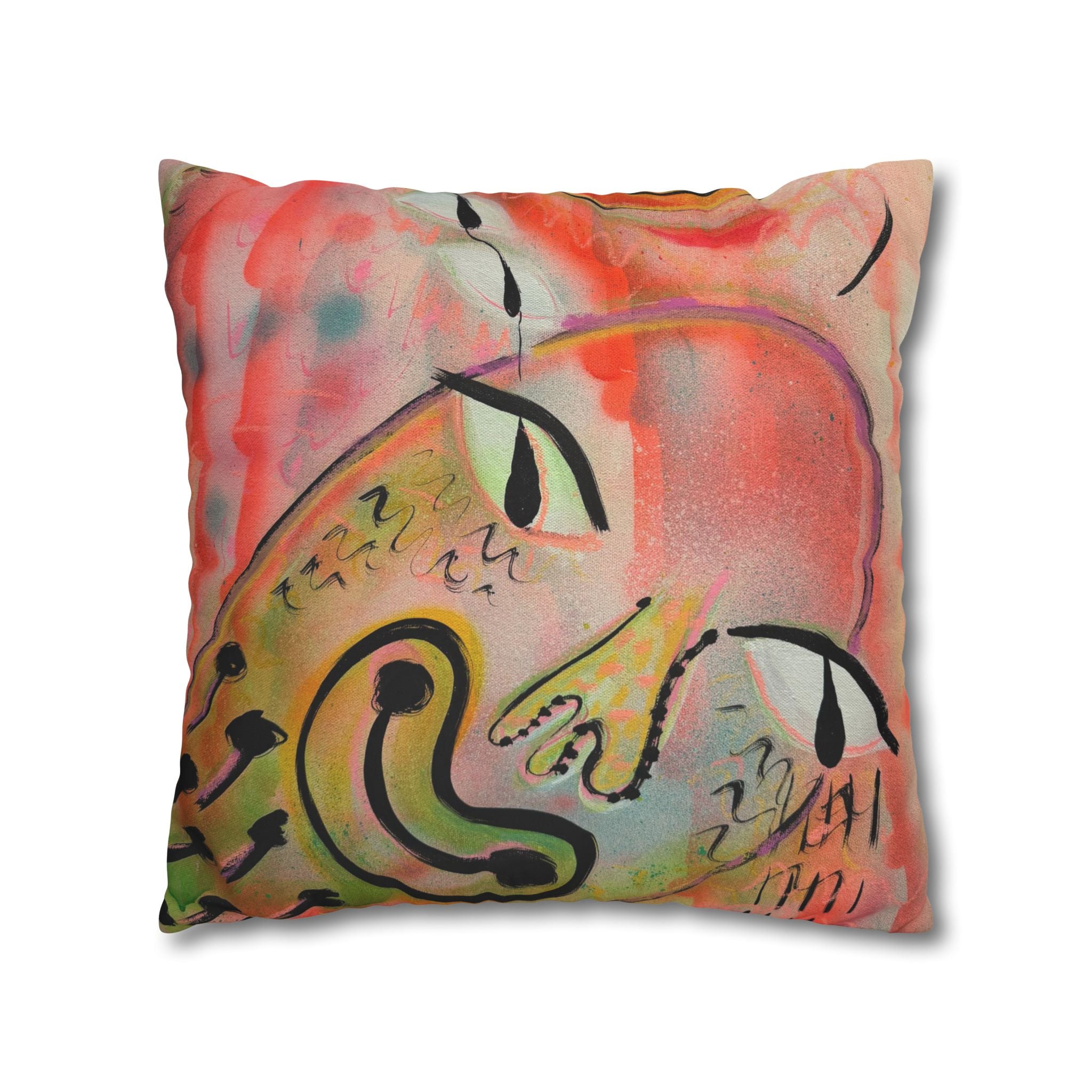 Square Poly Canvas Pillowcase