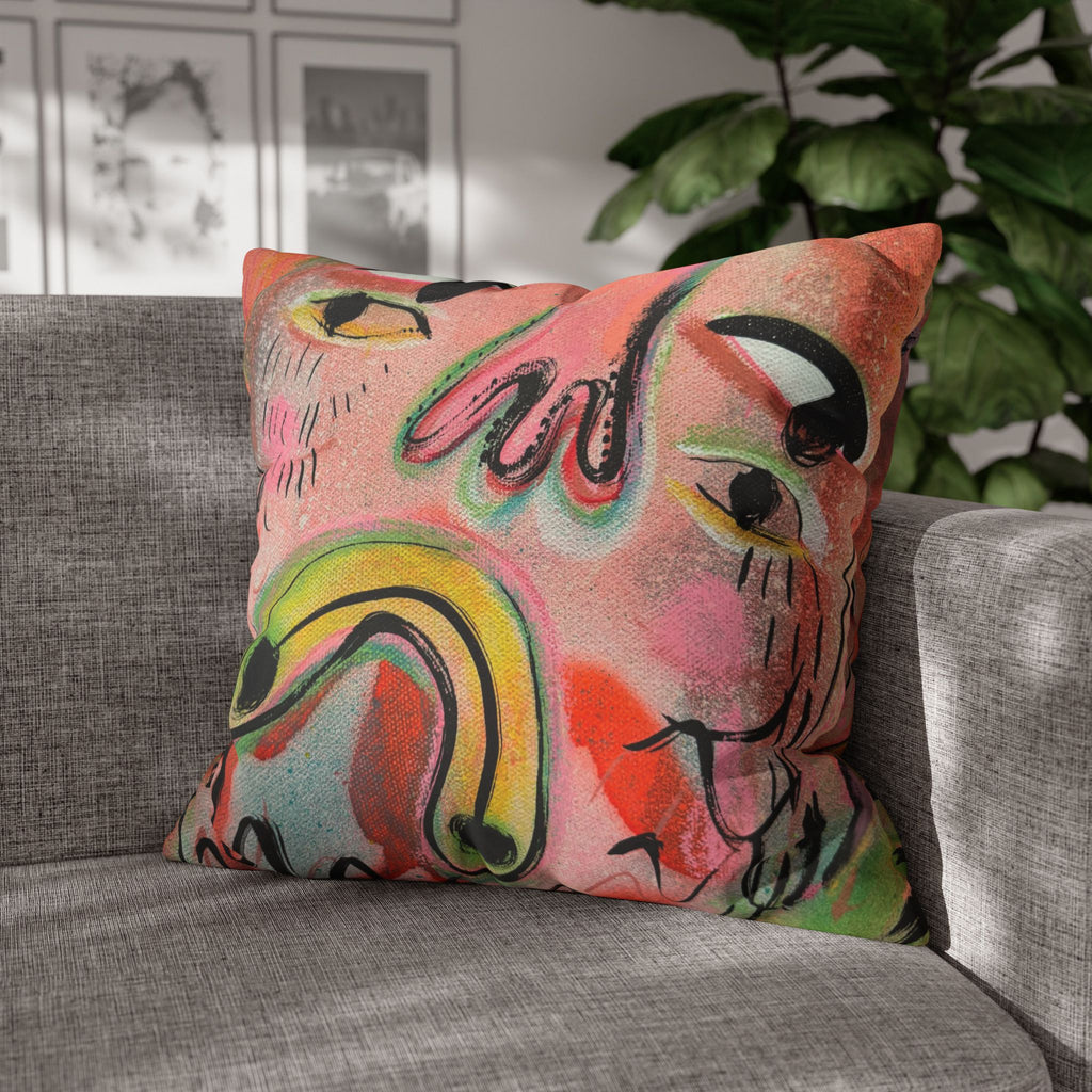 Square Poly Canvas Pillowcase