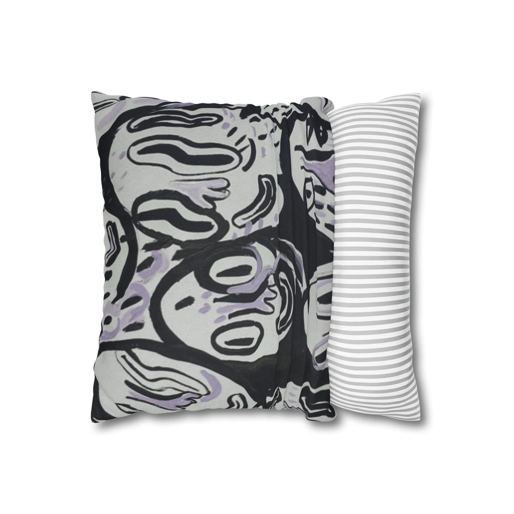 Spun Polyester Square Pillowcase