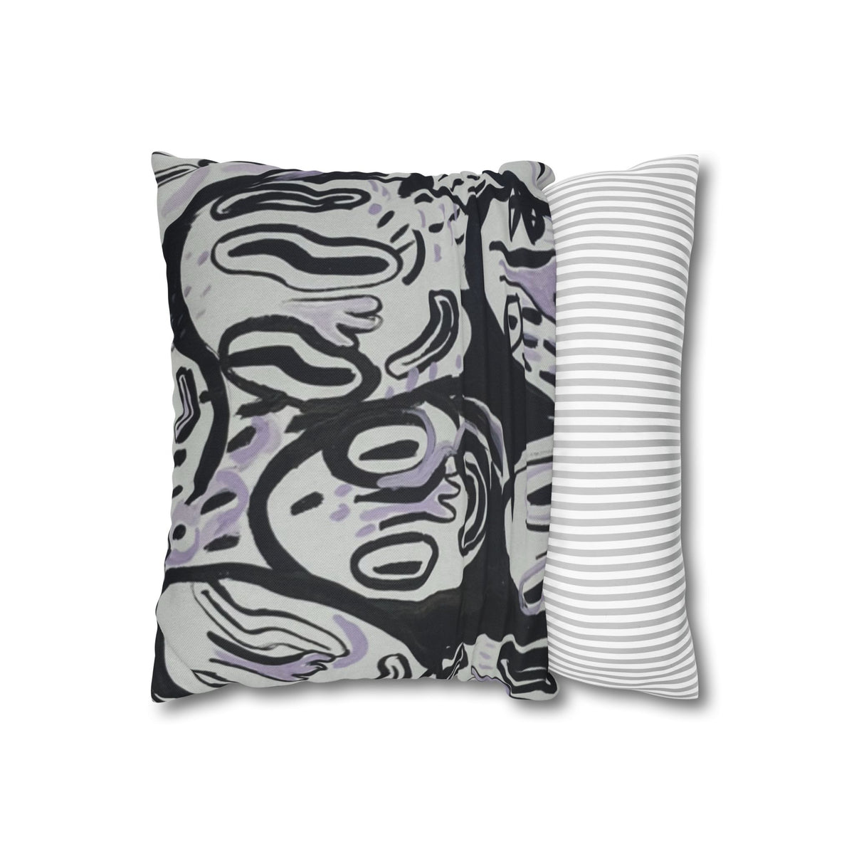Spun Polyester Square Pillowcase