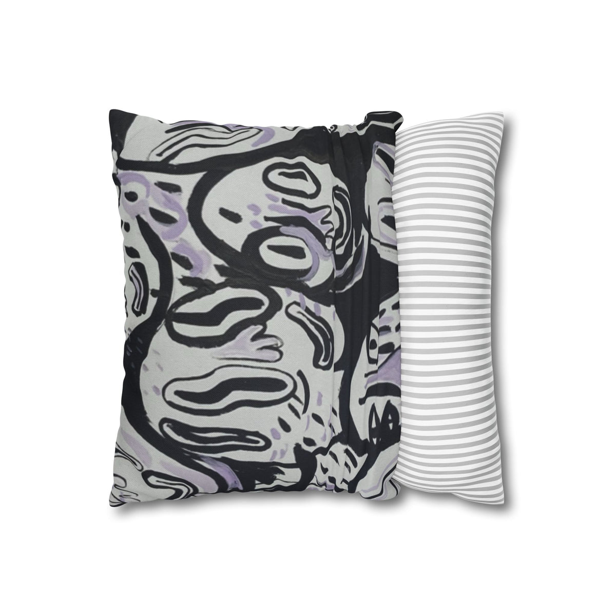 Spun Polyester Square Pillowcase