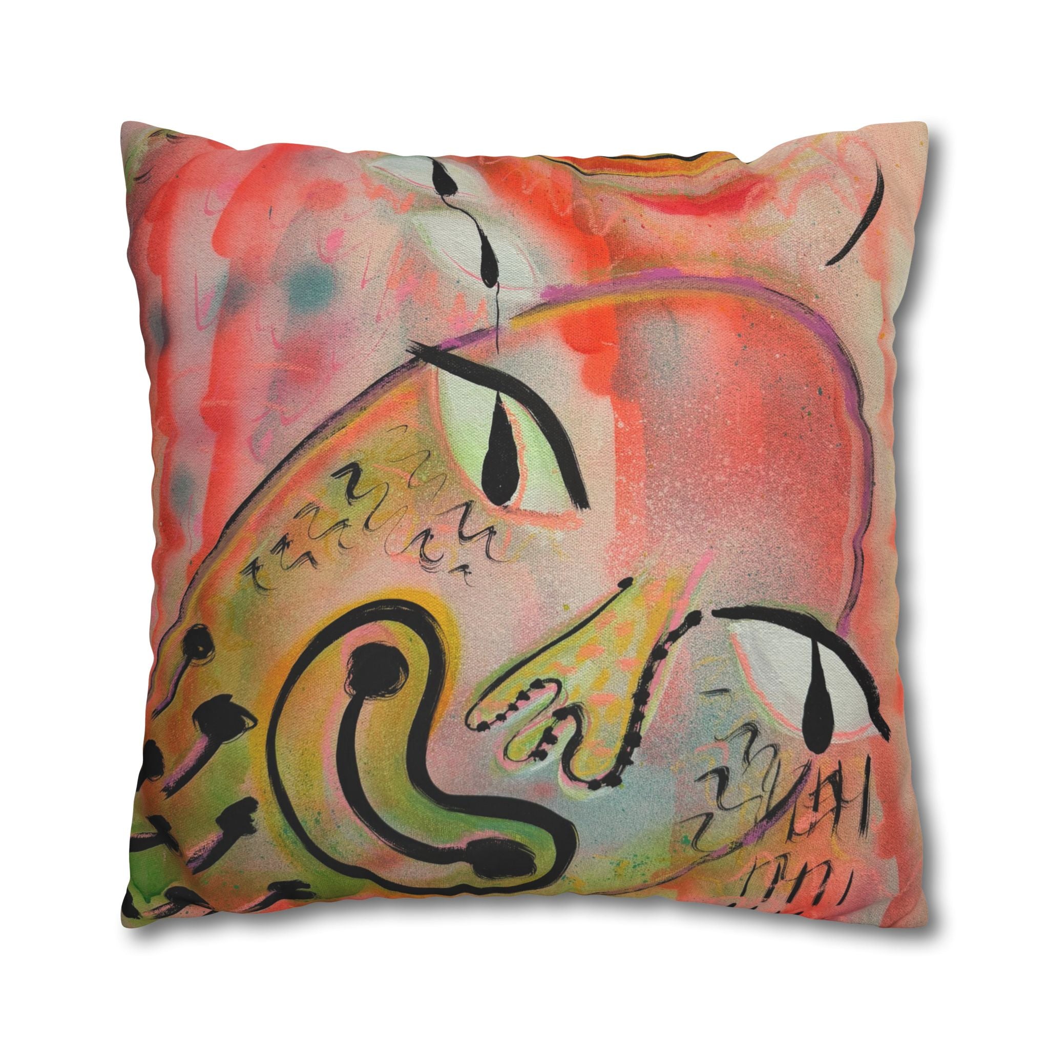 Square Poly Canvas Pillowcase