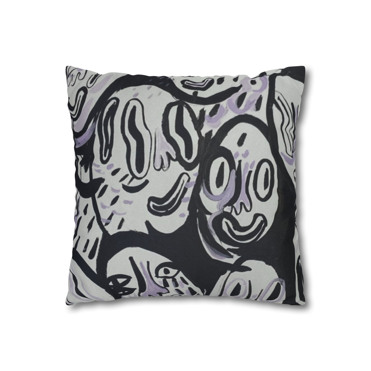 Spun Polyester Square Pillowcase