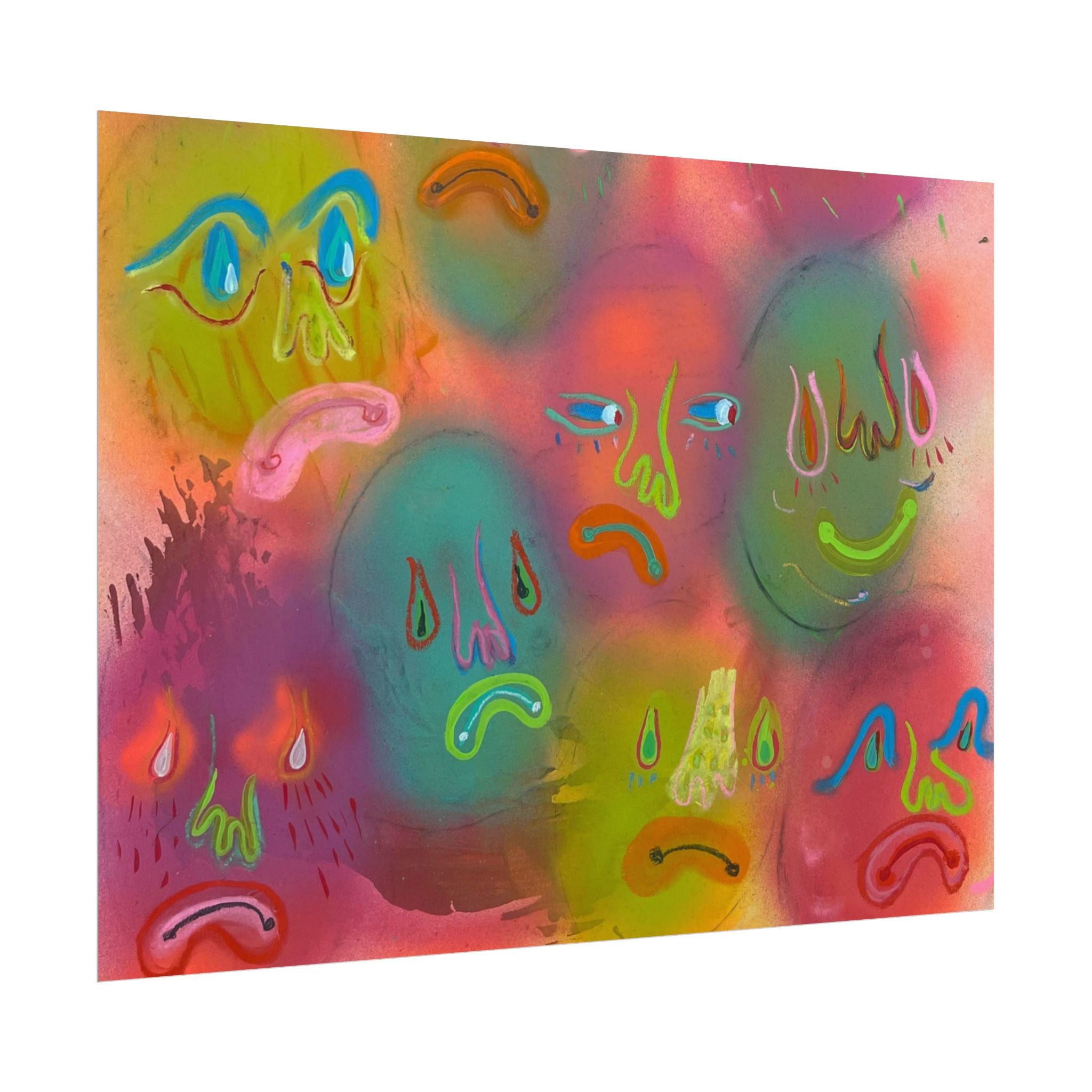 Textured Watercolor Matte Posters