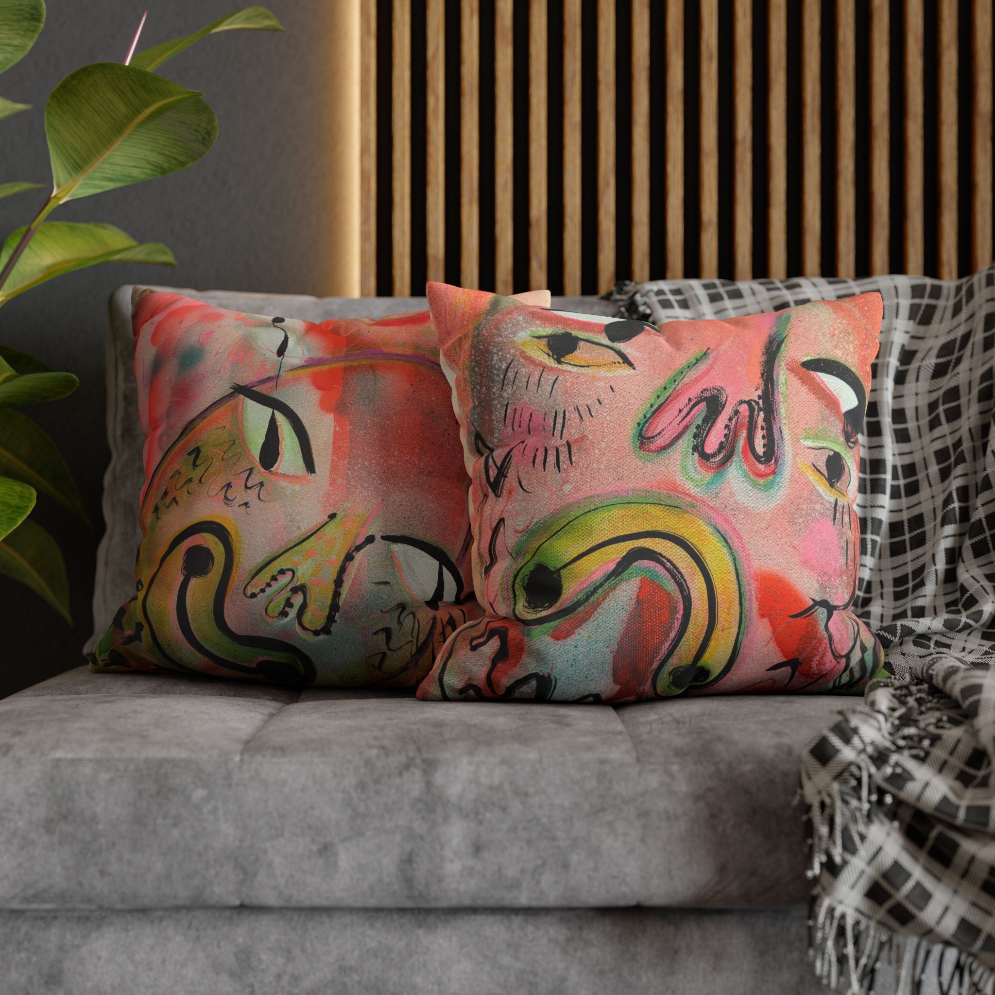 Square Poly Canvas Pillowcase