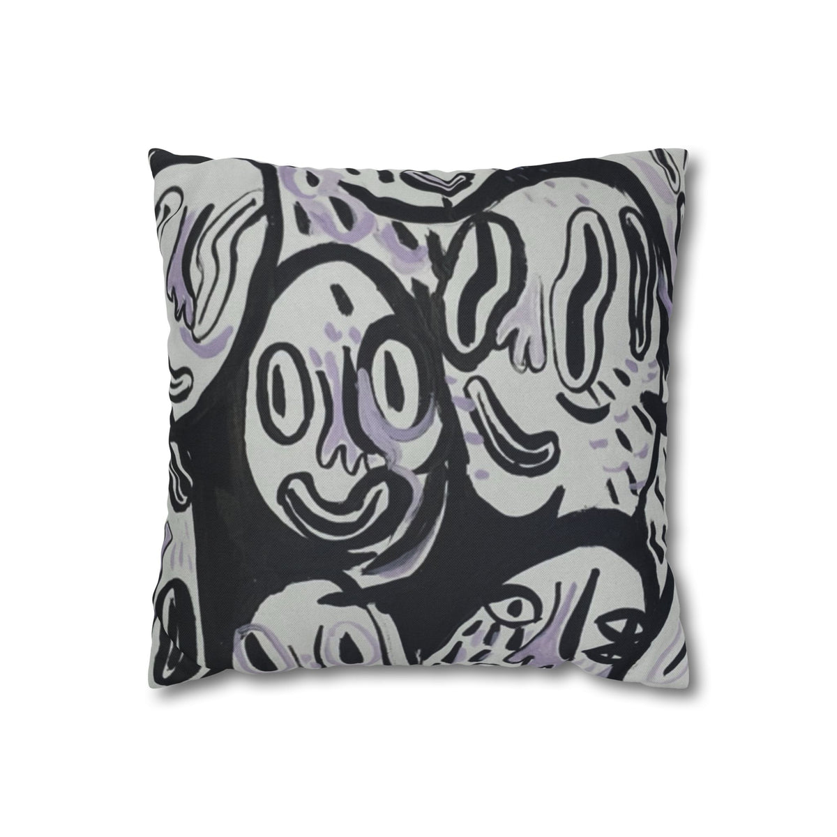 Spun Polyester Square Pillowcase