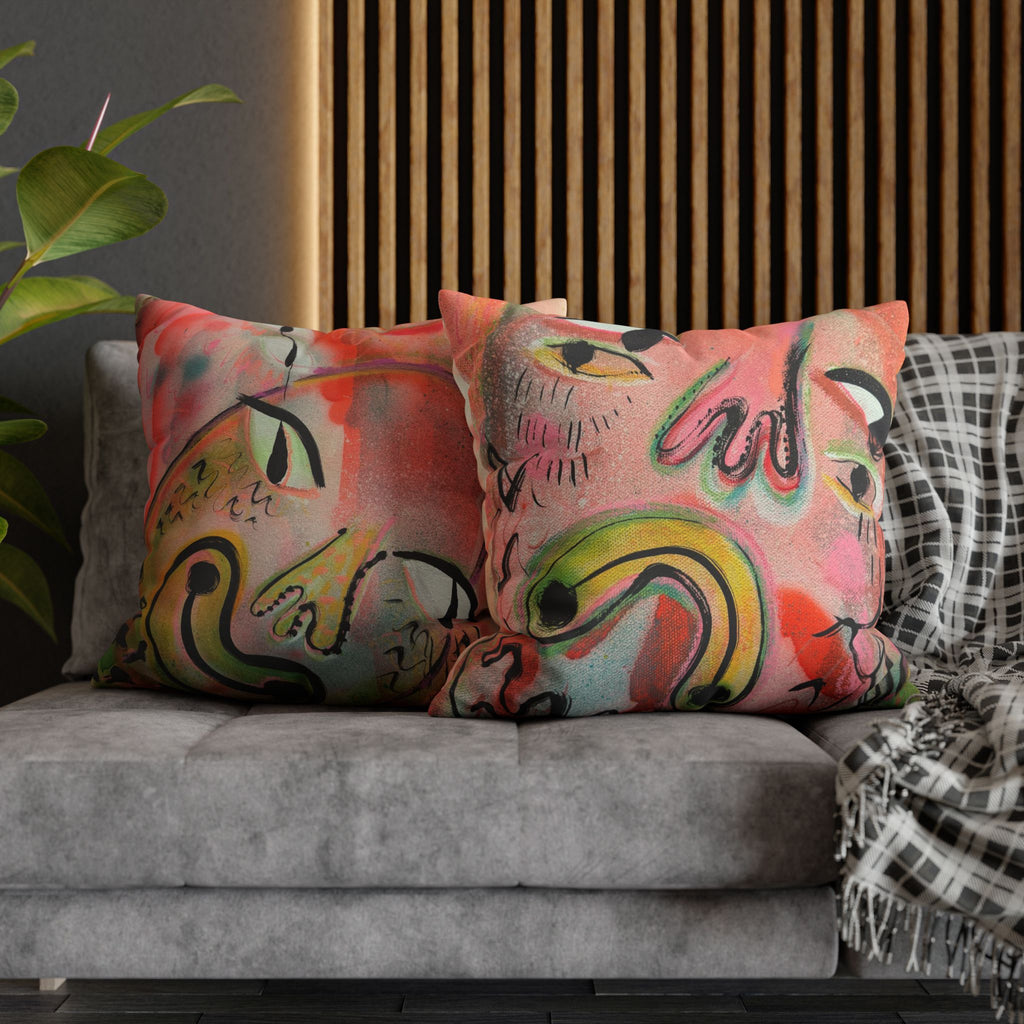 Square Poly Canvas Pillowcase