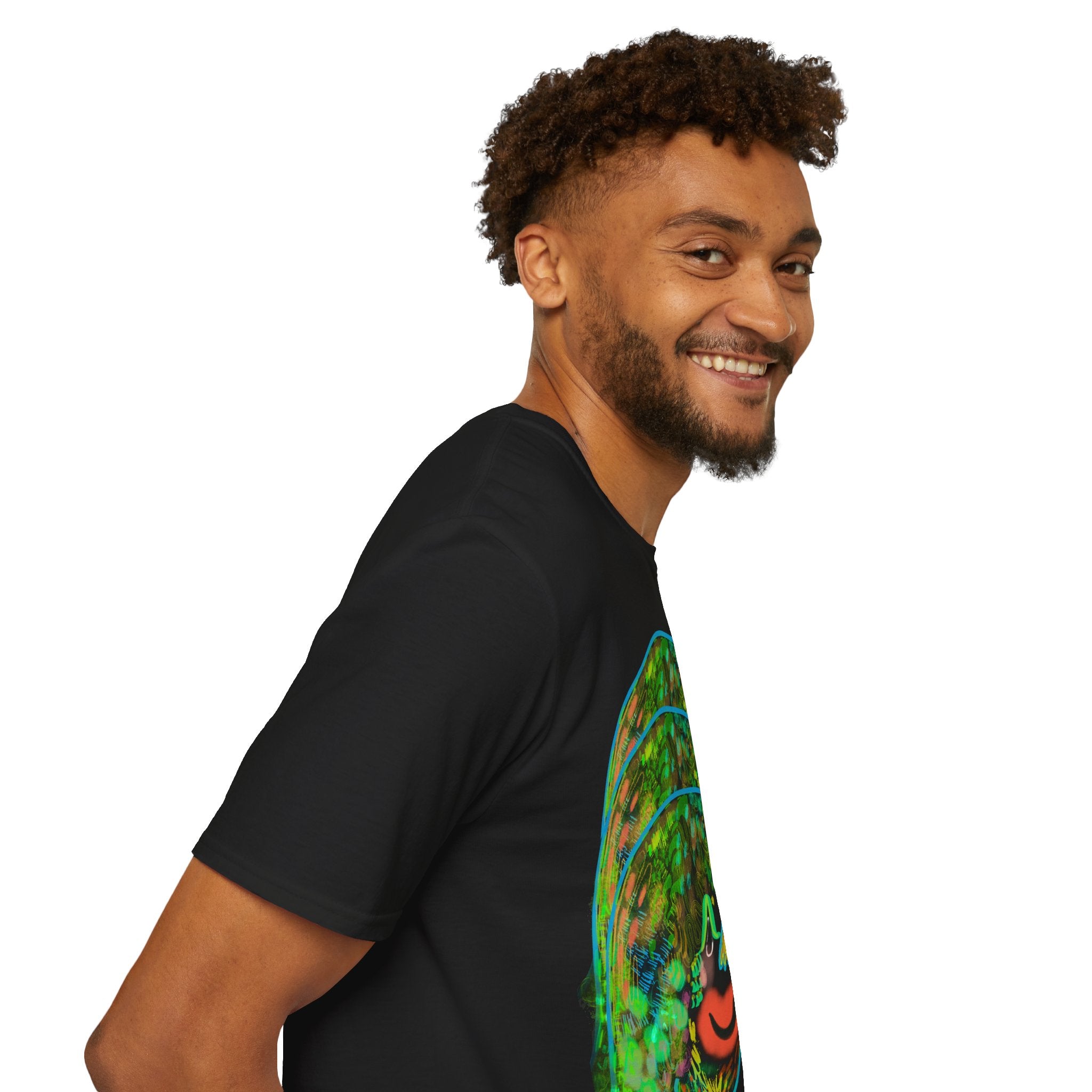 Tripple threat on tha front ///Unisex Softstyle T-Shirt