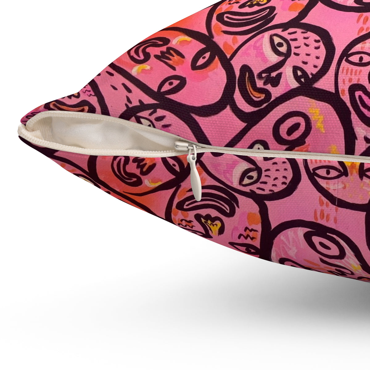 Spun Polyester Square Pillow