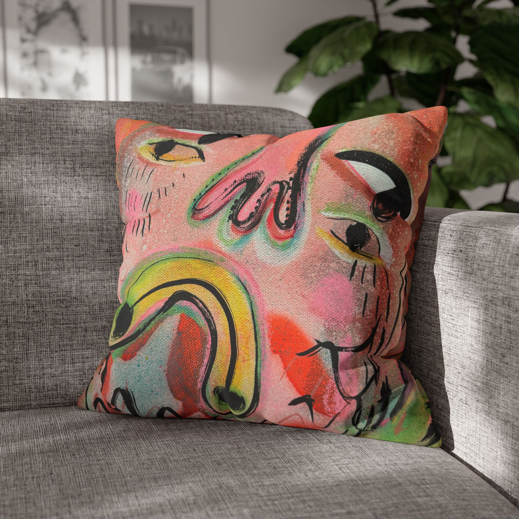 Square Poly Canvas Pillowcase