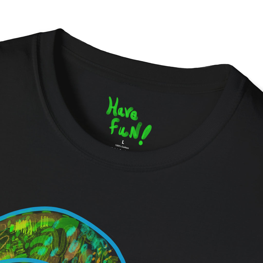 Tripple threat on tha front ///Unisex Softstyle T-Shirt