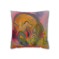 Spun Polyester Square Pillowcase