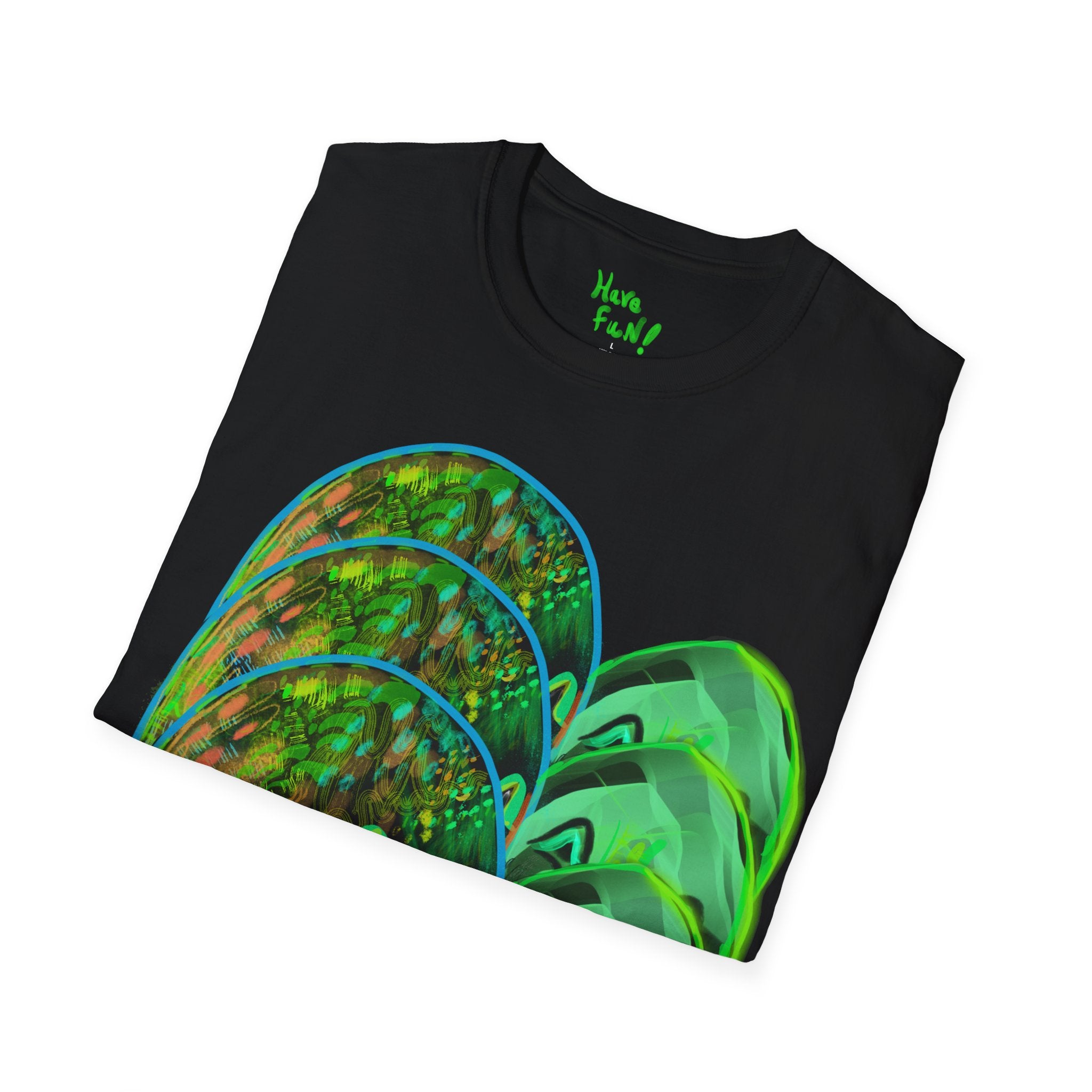 Tripple threat on tha front ///Unisex Softstyle T-Shirt
