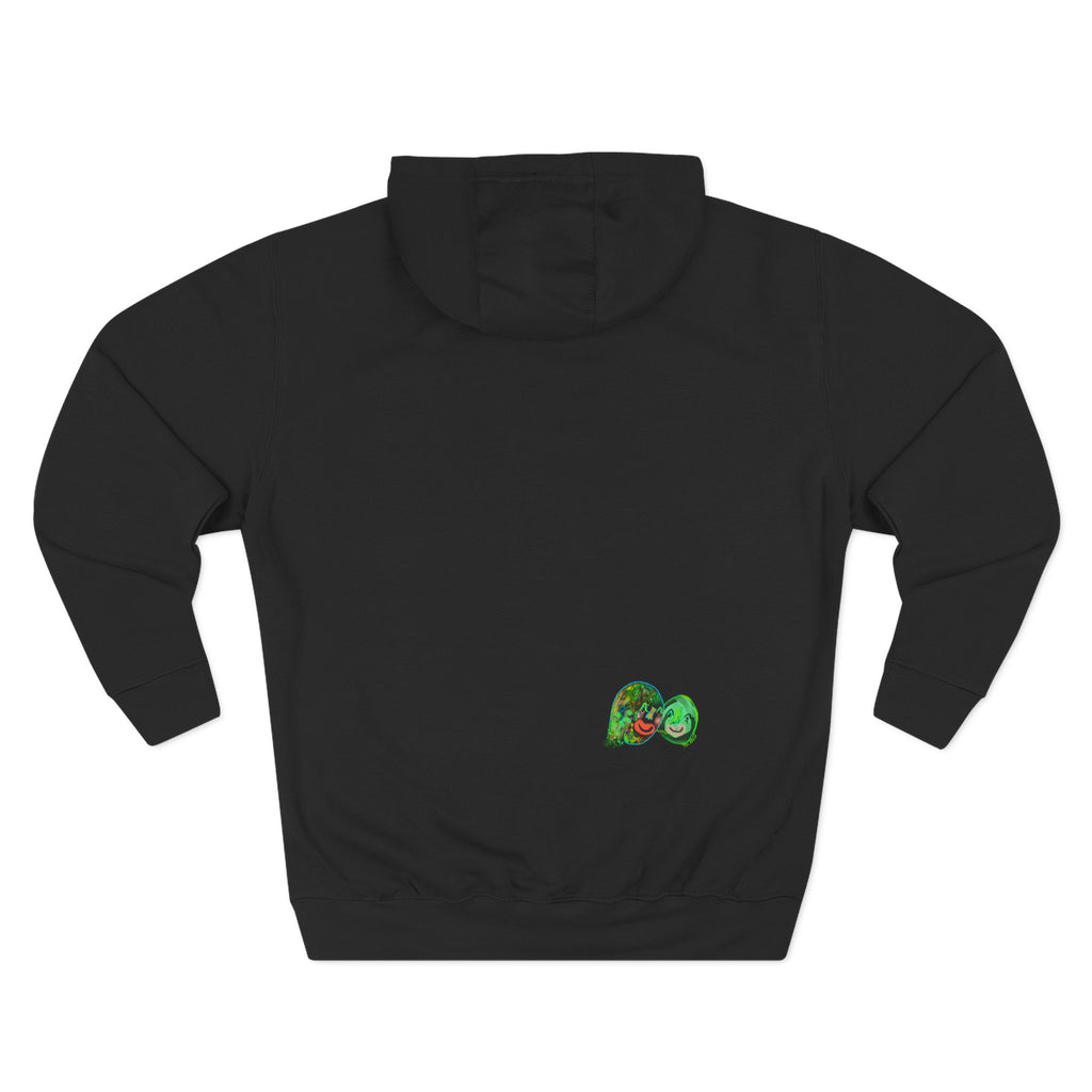 Three-Panel Fleece Hoodie
