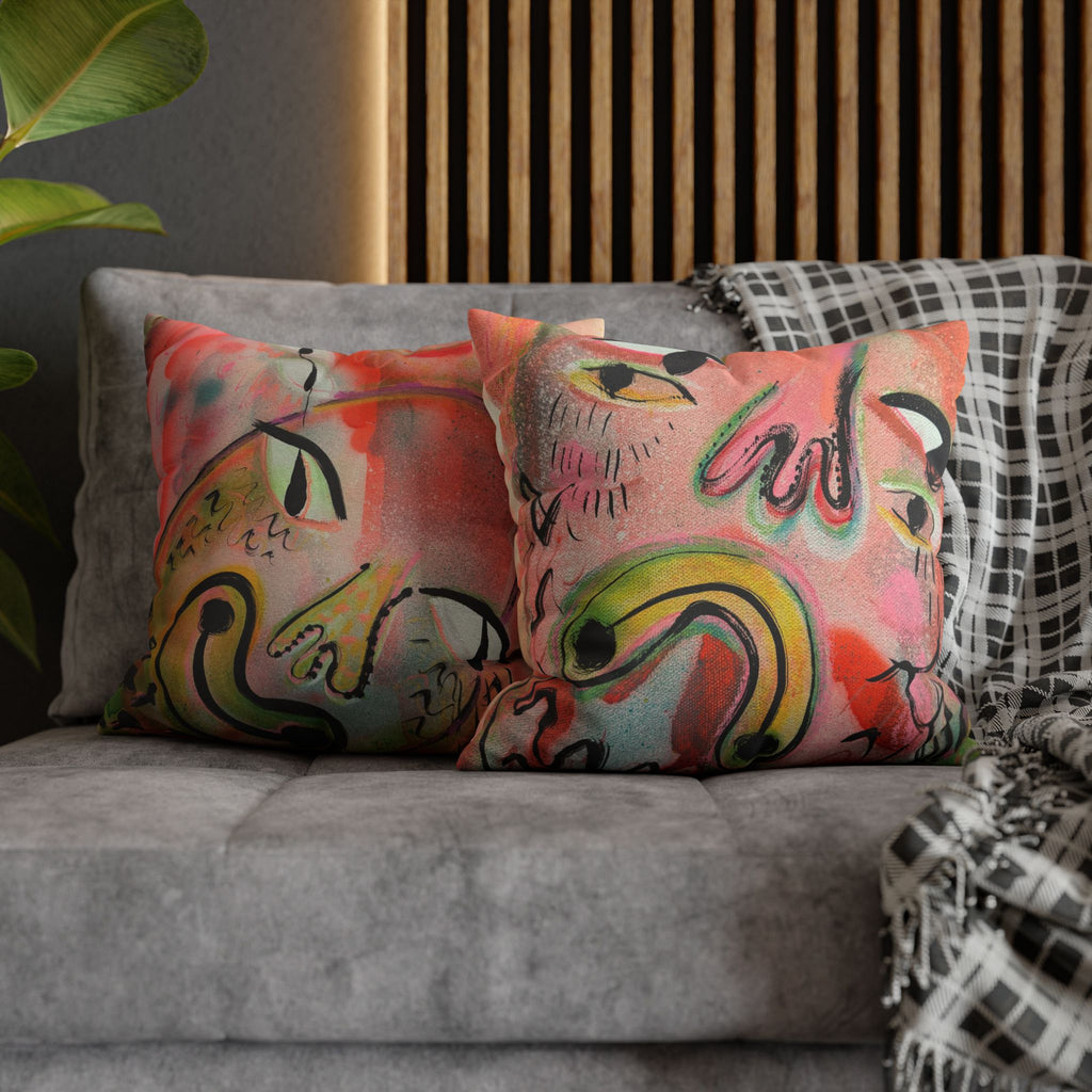 Square Poly Canvas Pillowcase