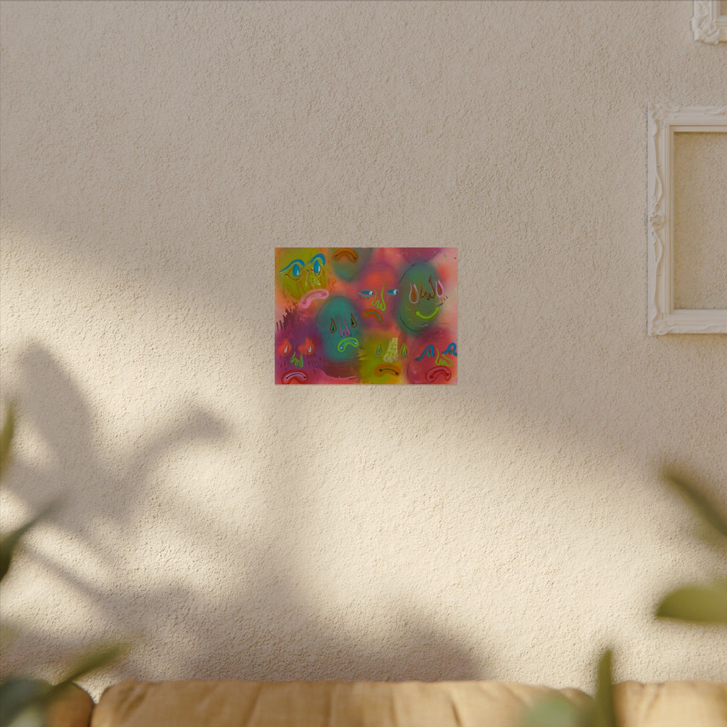 Textured Watercolor Matte Posters