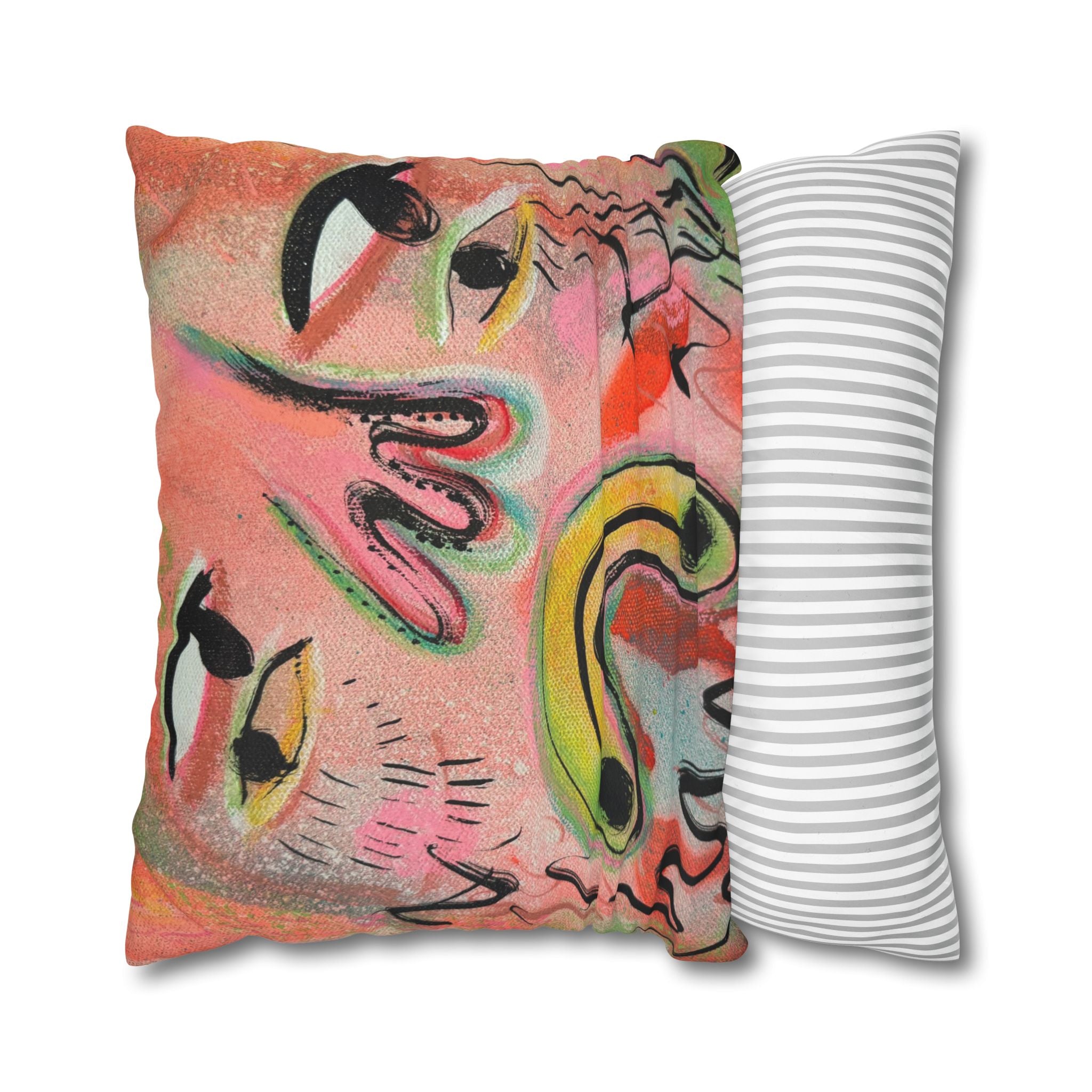 Square Poly Canvas Pillowcase