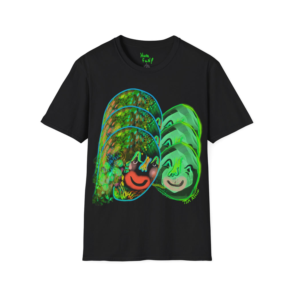 Tripple threat on tha front ///Unisex Softstyle T-Shirt