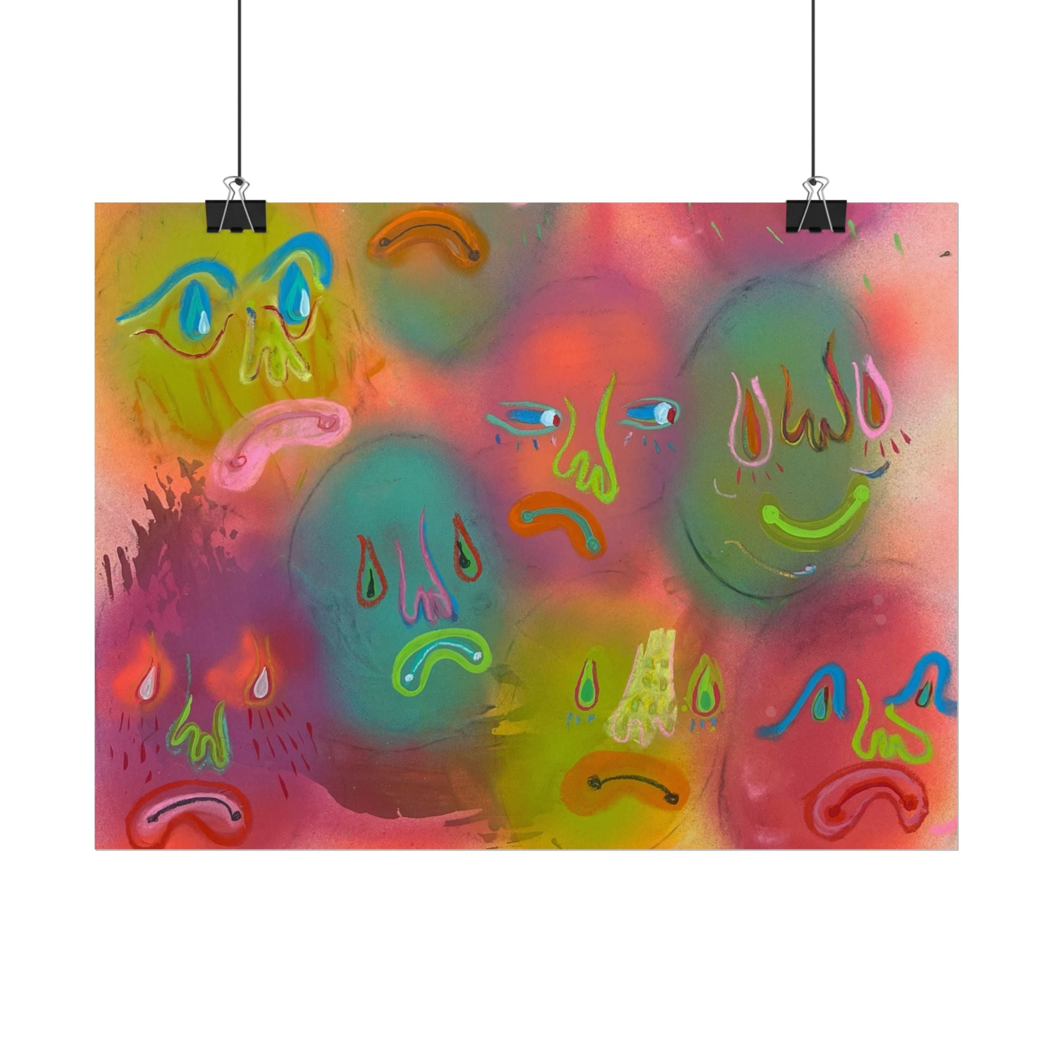 Textured Watercolor Matte Posters